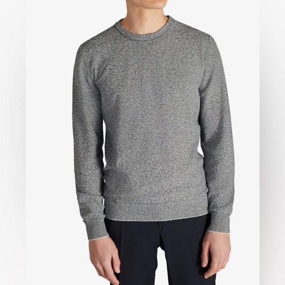 Bonobos Heathered Gray Extra Fine Merino Slim Crewneck Small - Picture 1 of 6